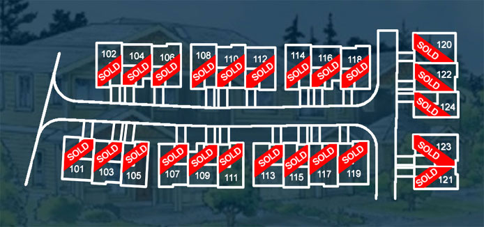 Townsend Walk Estates Plot Layout